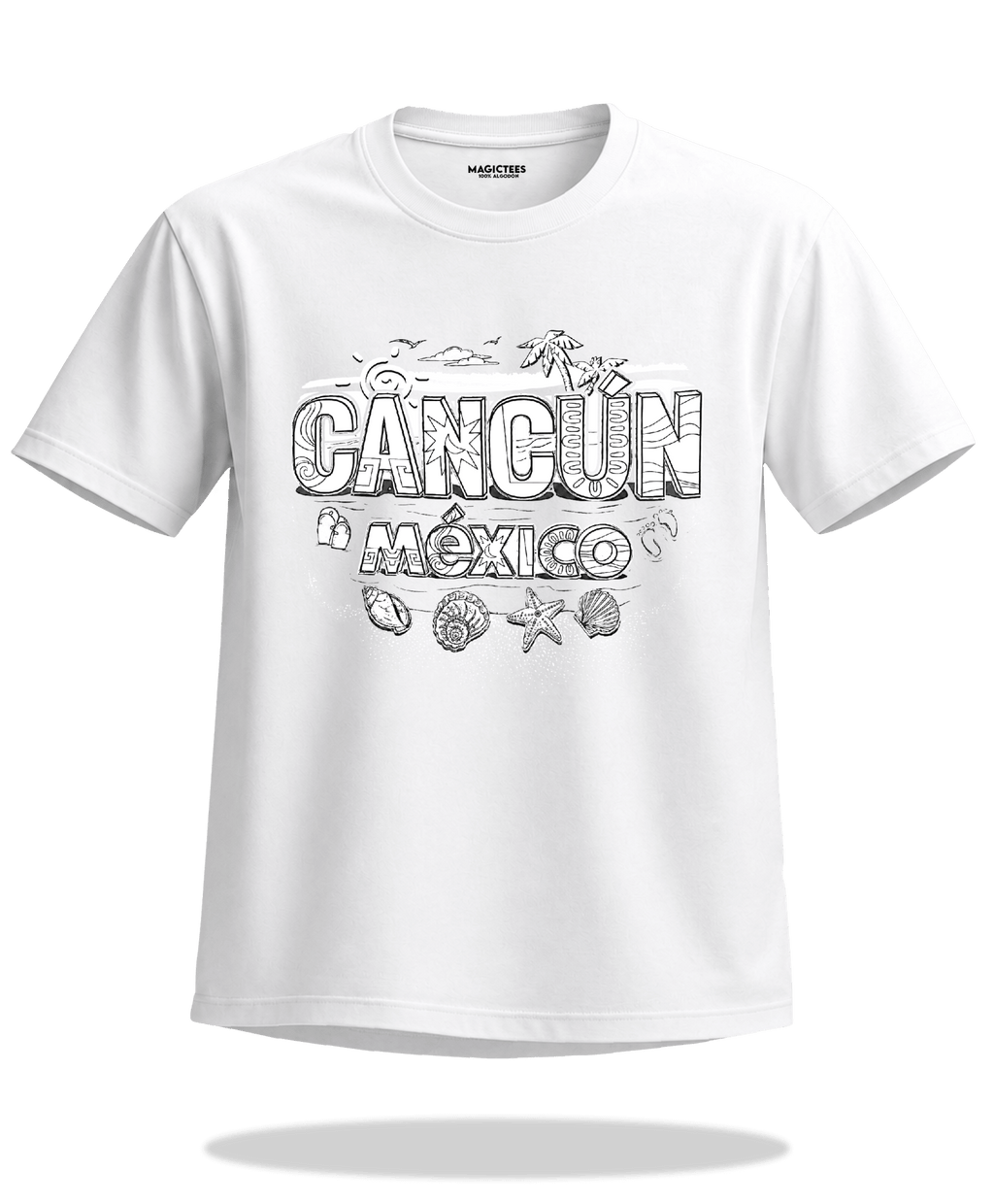 Playera "CANCÚN Fonatur" – LUMISOL | Dónde el sol revela la magia. | Playera que cambia de color con el sol - Magic Tees