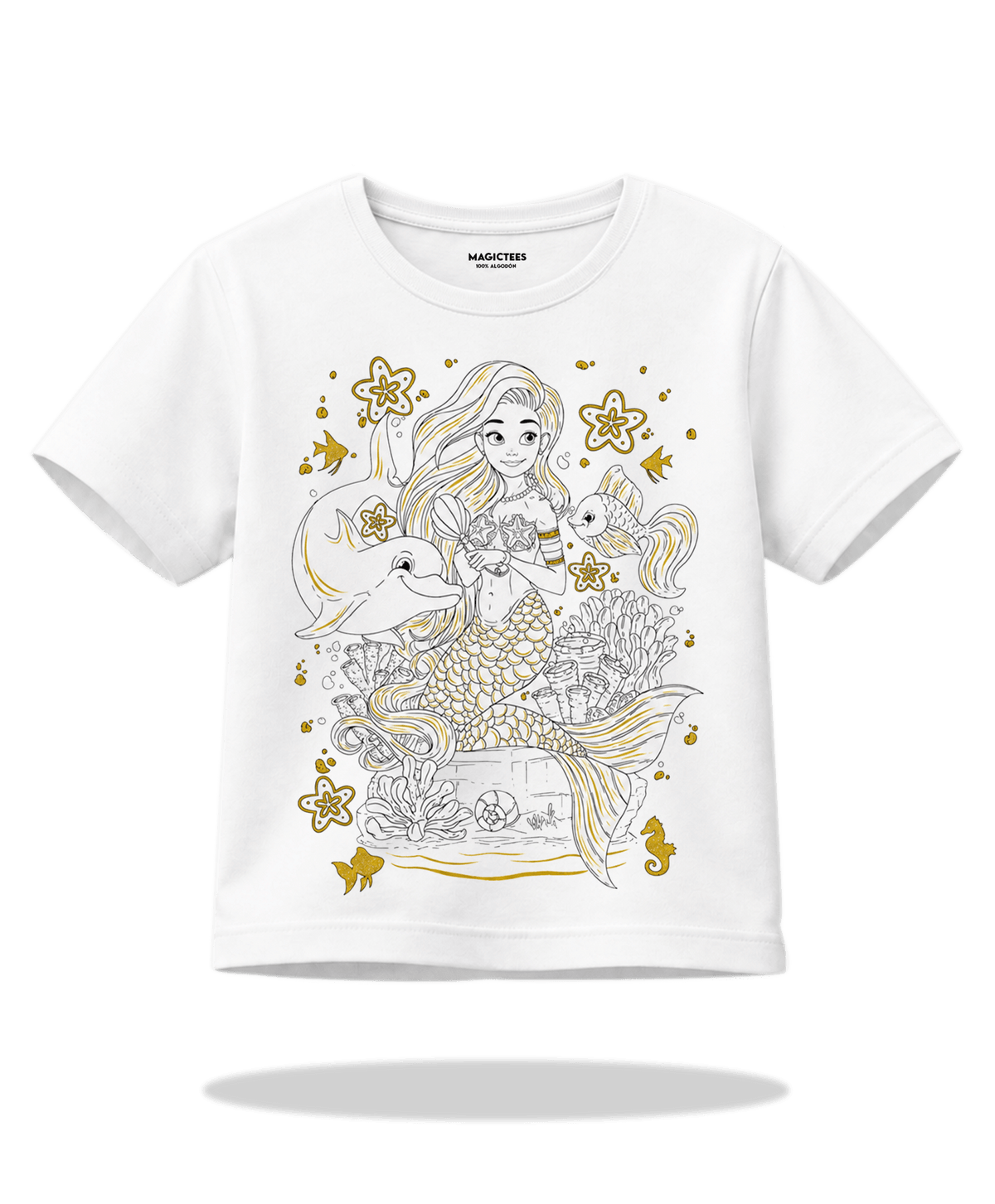 Playera "Sirena" – LUMISOL | Donde el sol revela la magia | Playera que cambia de color con el sol - Magic Tees