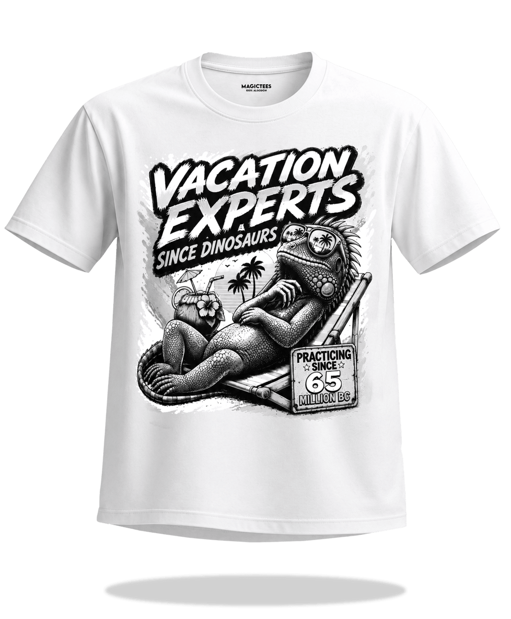 Playera "Vacation EXPERTS" – LUMISOL | Dónde el sol revela la magia. | Playera que cambia de color con el sol - Magic Tees