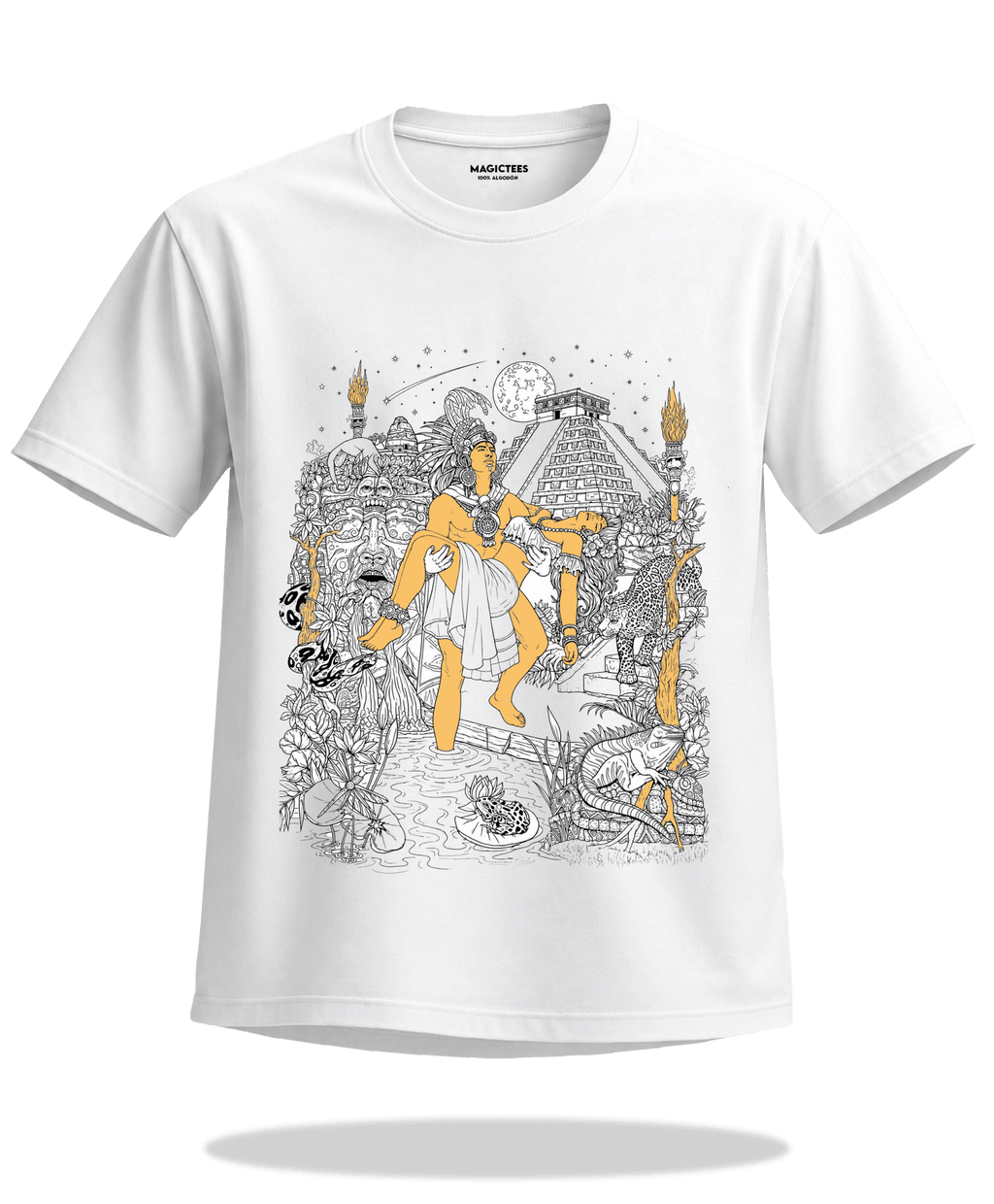 Playera "Amor Maya" – LUMISOL | Donde el sol revela la magia. | Playera que cambia de color con el sol - Magic Tees