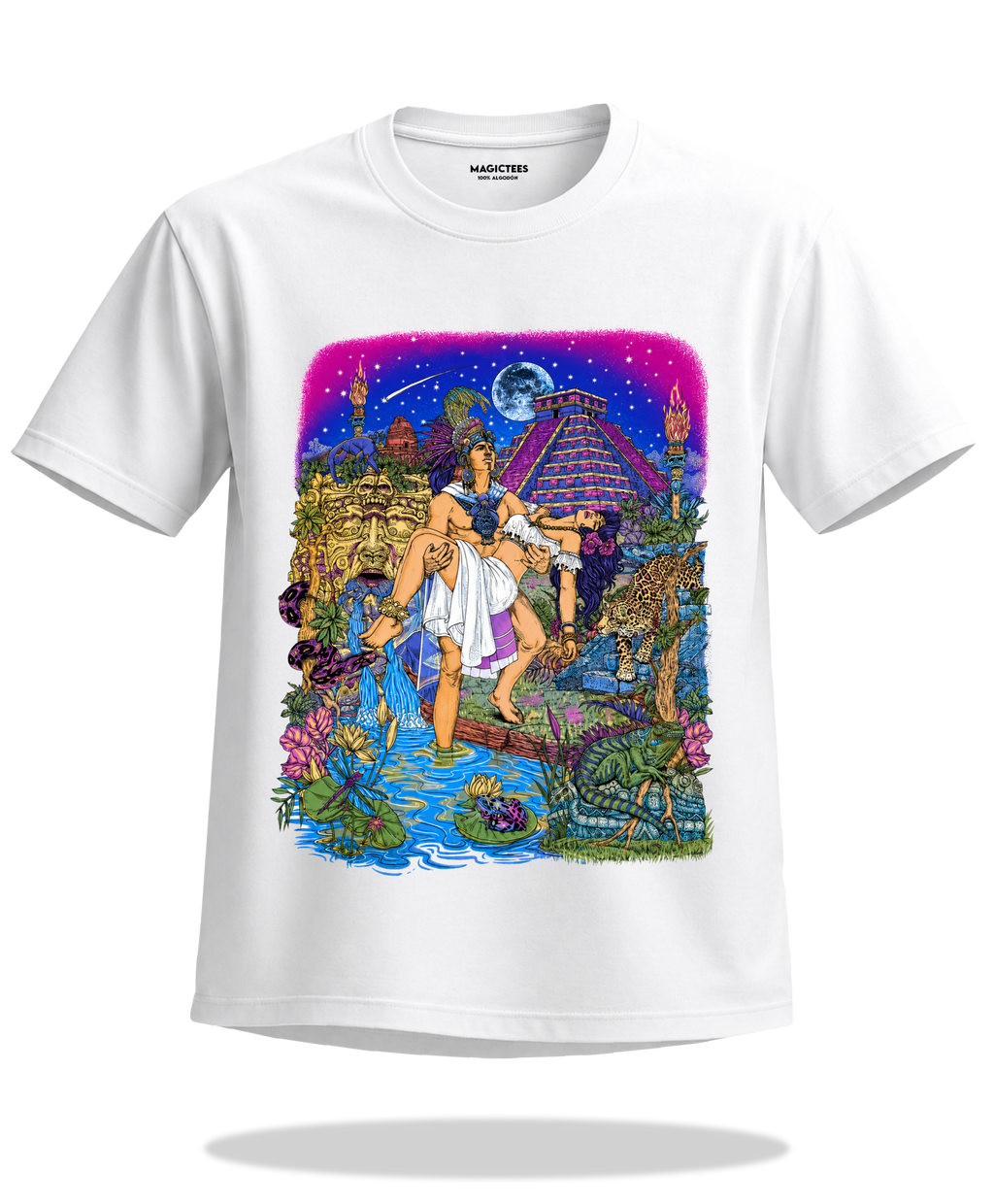 Playera "Amor Maya" – LUMISOL | Donde el sol revela la magia. | Playera que cambia de color con el sol - Magic Tees