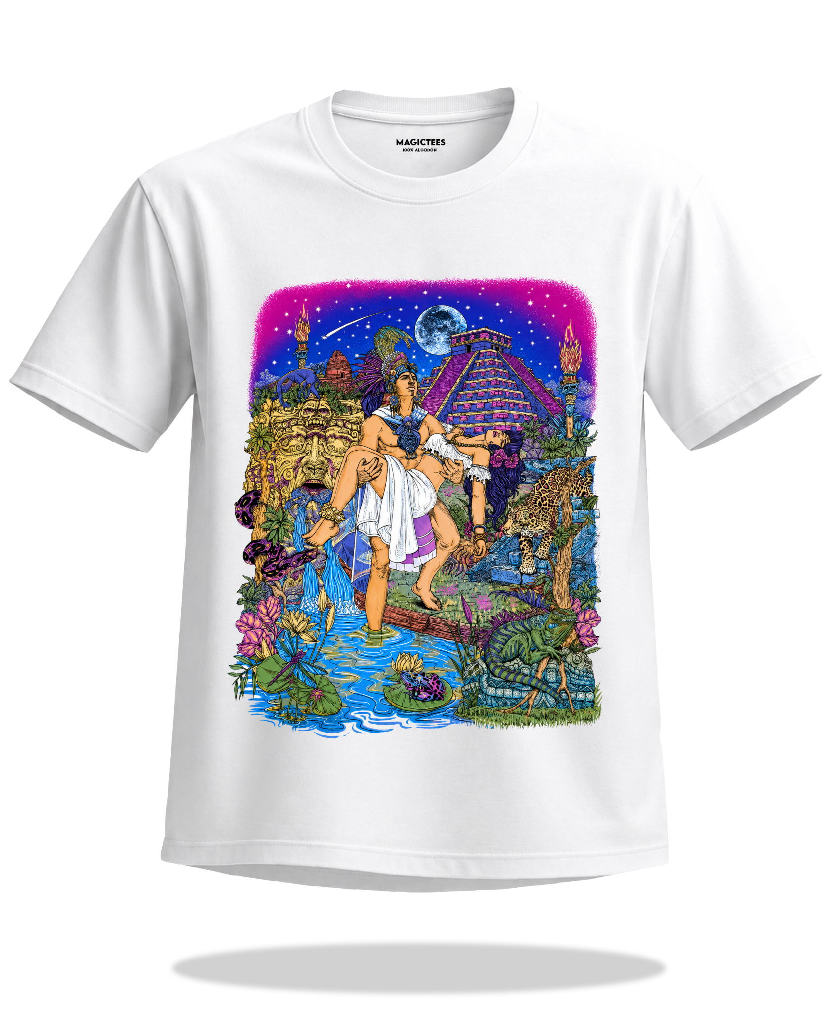 Playera "Amor Maya" – LUMISOL | Donde el sol revela la magia. | Playera que cambia de color con el sol - Magic Tees