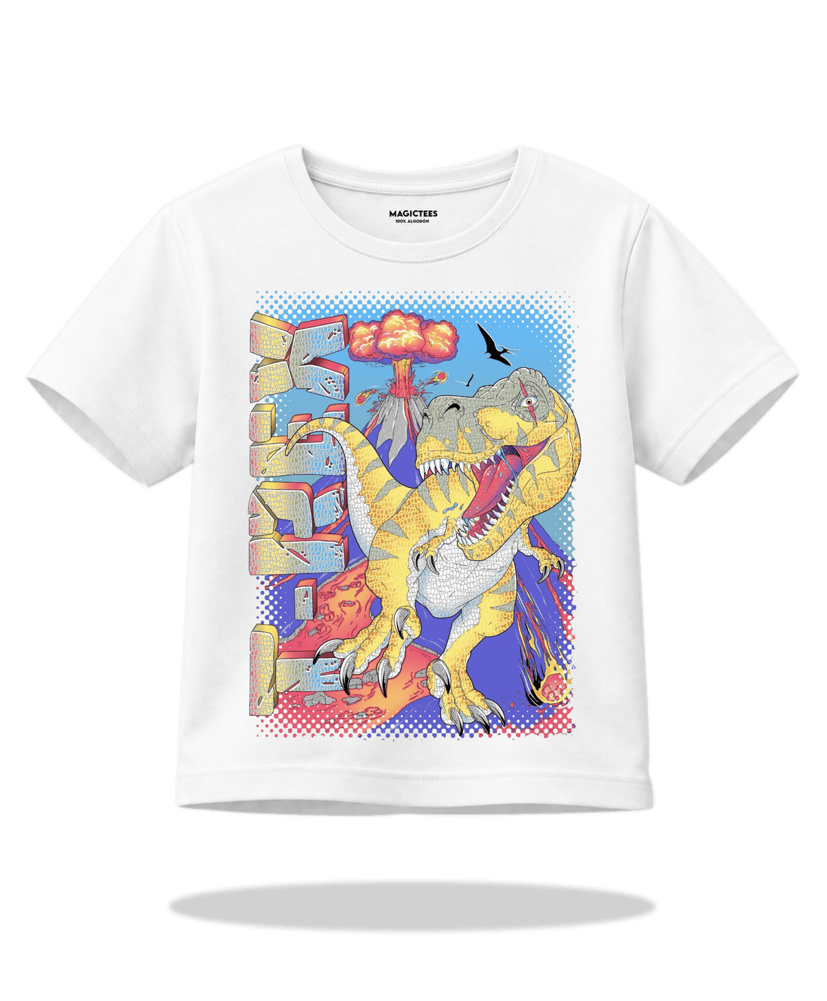 Playera "T-Rex" – LUMISOL | Donde el sol revela la magia | Playera que cambia de color con el sol - Magic Tees