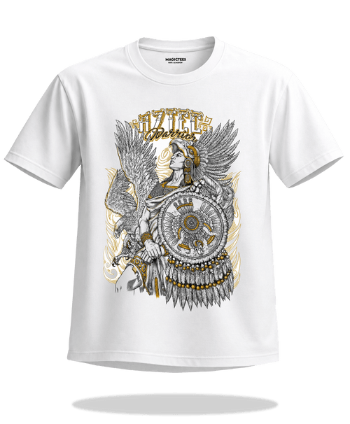 Playera "Aztec Warrior" – LUMISOL | Donde el sol revela la magia. | Playera que cambia de color con el sol - Magic Tees