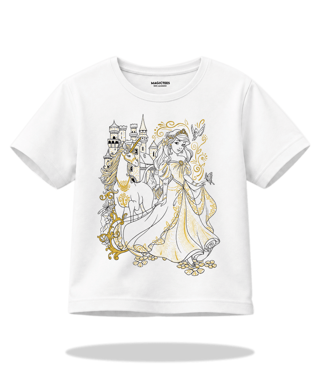 Playera "Princesa Unicornio" – LUMISOL | Donde el sol revela la magia | Playera que cambia de color con el sol - Magic Tees