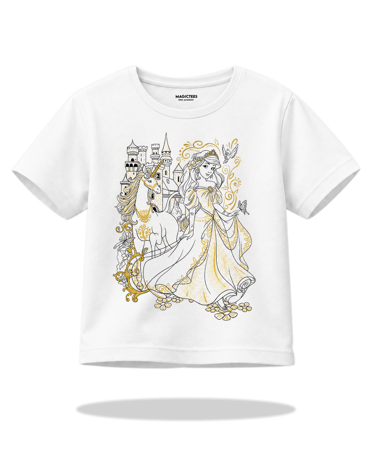 Playera "Princesa Unicornio" – LUMISOL | Donde el sol revela la magia | Playera que cambia de color con el sol - Magic Tees