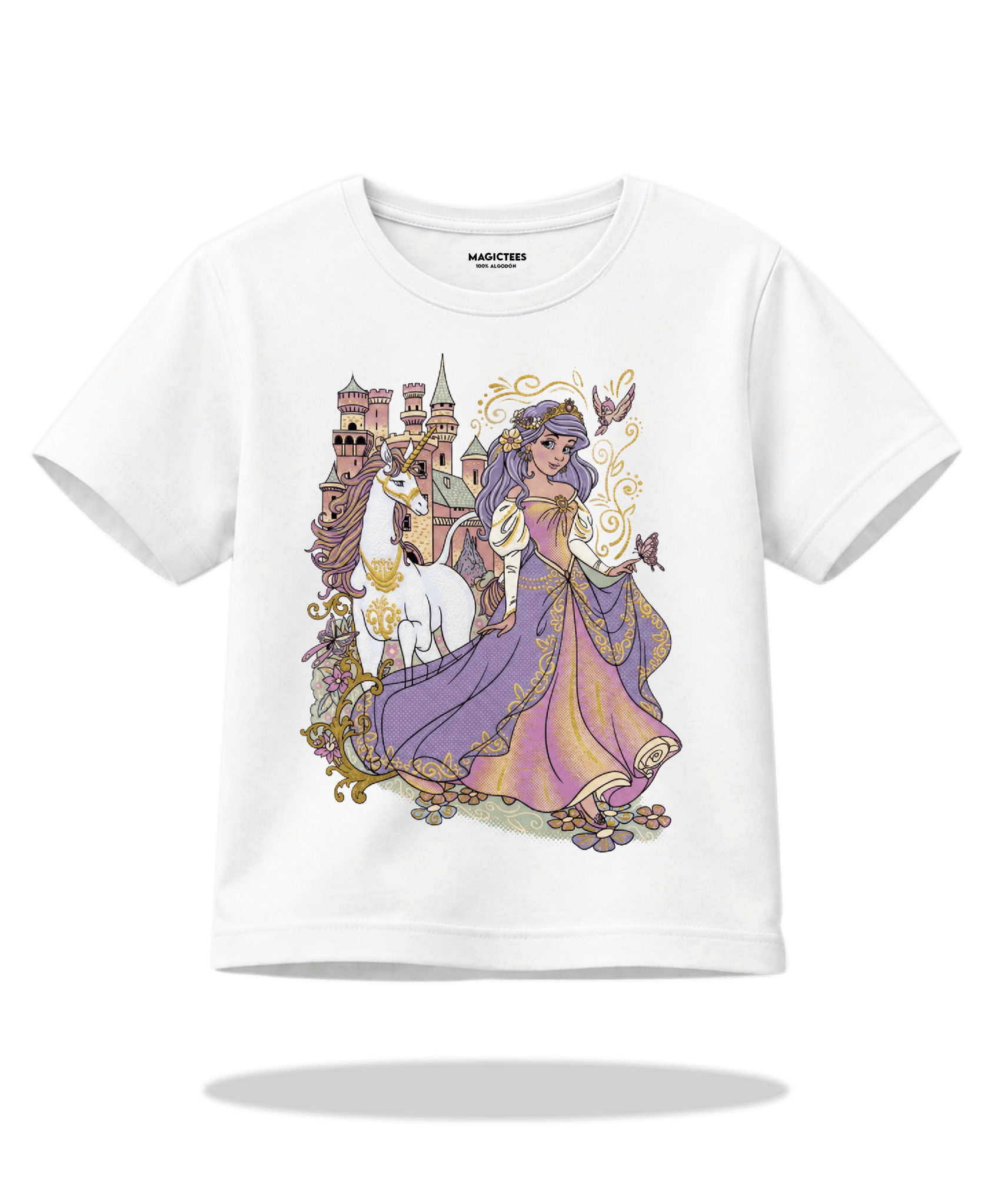Playera "Princesa Unicornio" – LUMISOL | Donde el sol revela la magia | Playera que cambia de color con el sol - Magic Tees