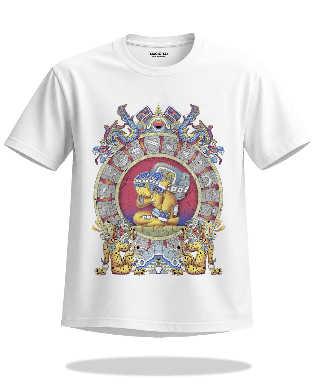 Playera "Calendario Maya" – LUMISOL | Donde el sol revela la magia. | Playera que cambia de color con el sol - Magic Tees