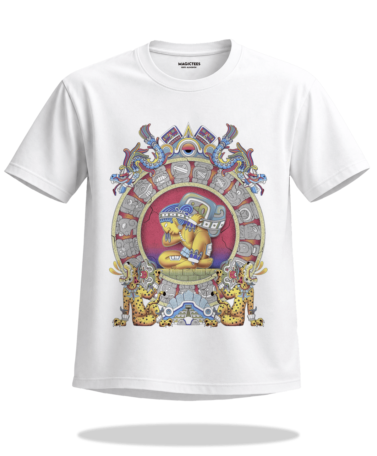 Playera "Calendario Maya" – LUMISOL | Donde el sol revela la magia. | Playera que cambia de color con el sol - Magic Tees