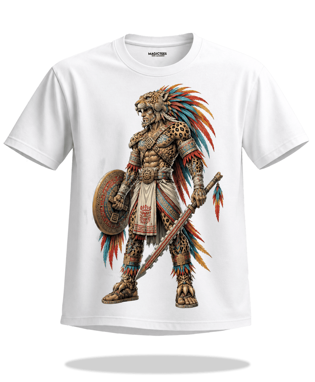 Playera "Guerrero Visión" – LUMISOL | Donde el sol revela la magia. | Playera que cambia de color con el sol - Magic Tees