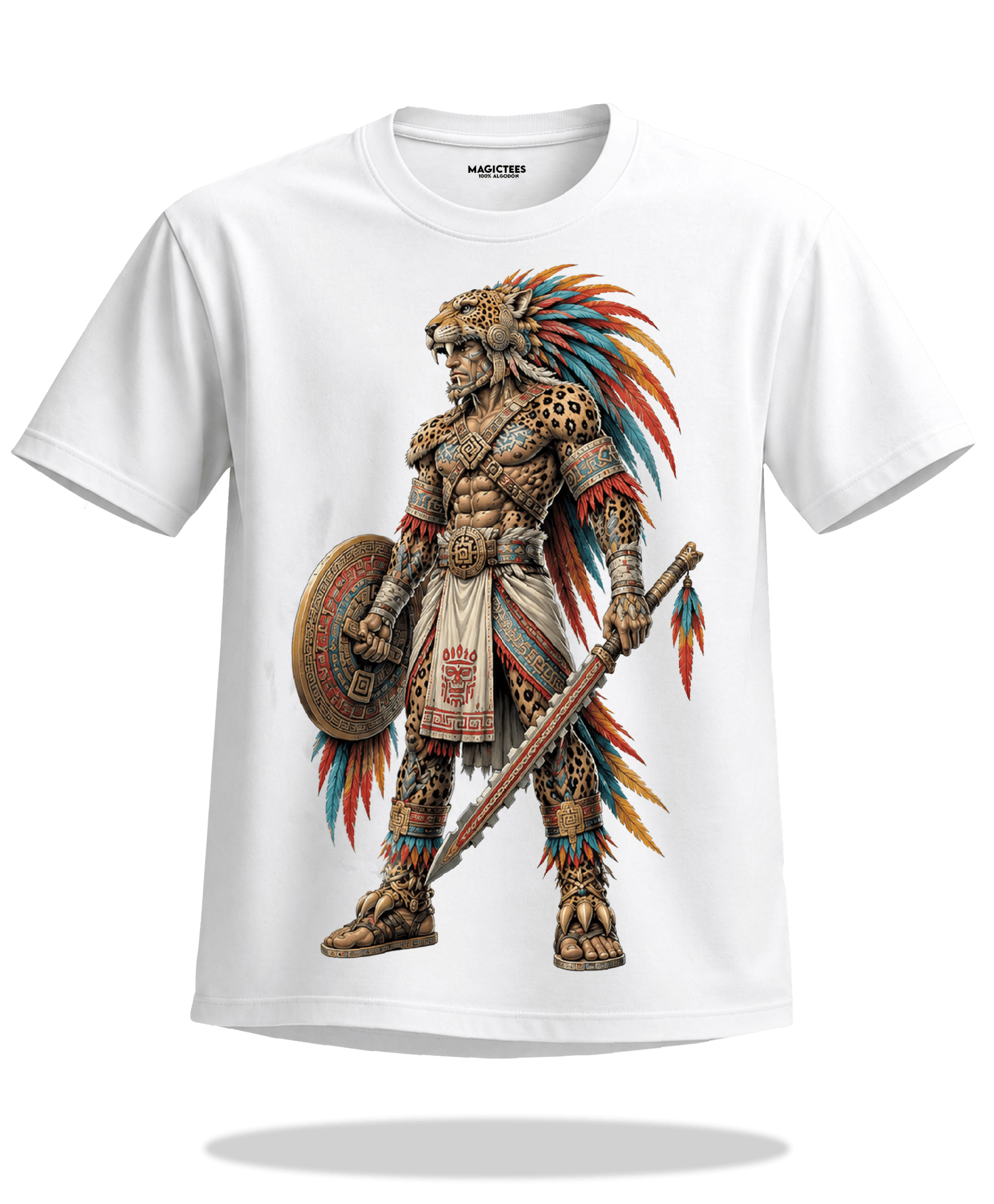 Playera "Guerrero Visión" – LUMISOL | Donde el sol revela la magia. | Playera que cambia de color con el sol - Magic Tees