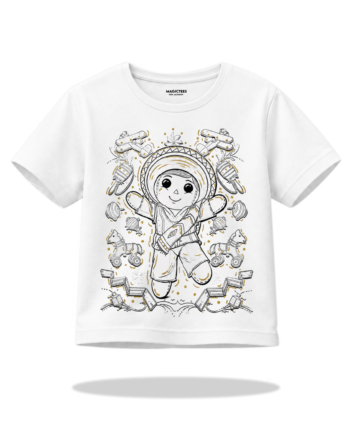 Playera "Juguete Mexicano" – LUMISOL | Donde el sol revela la magia | Playera que cambia de color con el sol - Magic Tees
