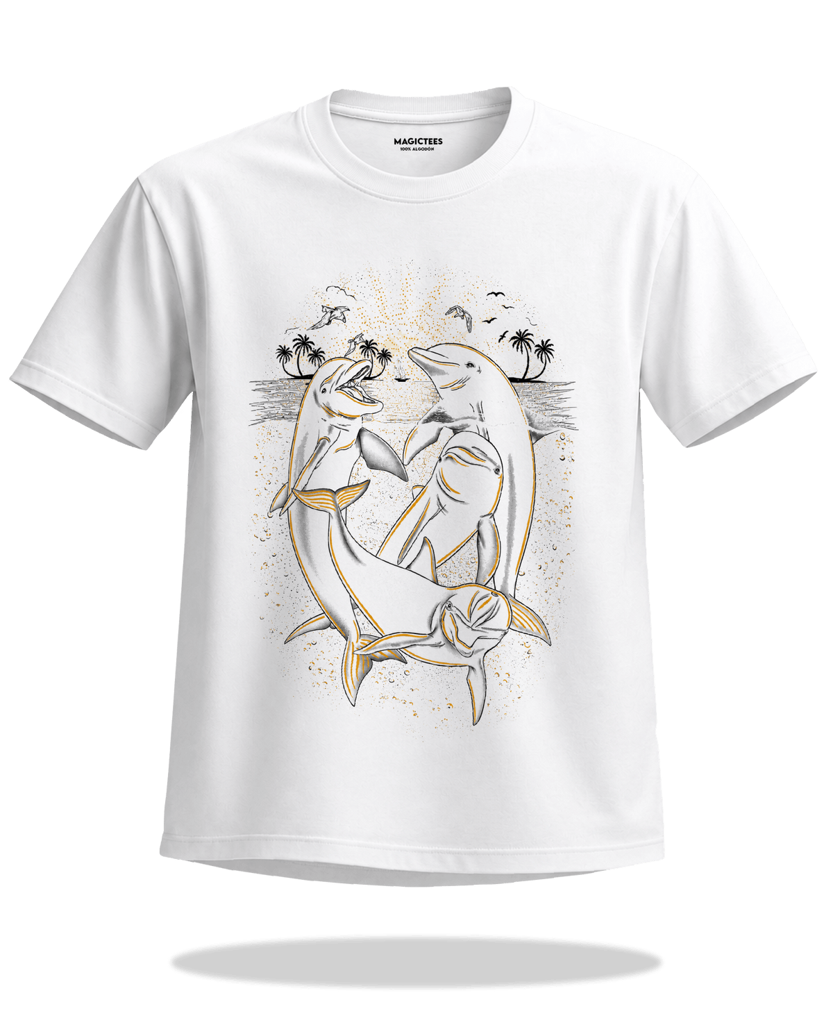 Playeras "Delfines" – LUMISOL | Donde el sol revela la magia. | Playera que cambia de color con el sol - Magic Tees