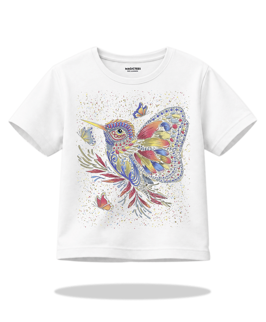 Playera "Colibrí" – LUMISOL | Donde el sol revela la magia. | Playera que cambia de color con el sol - Magic Tees