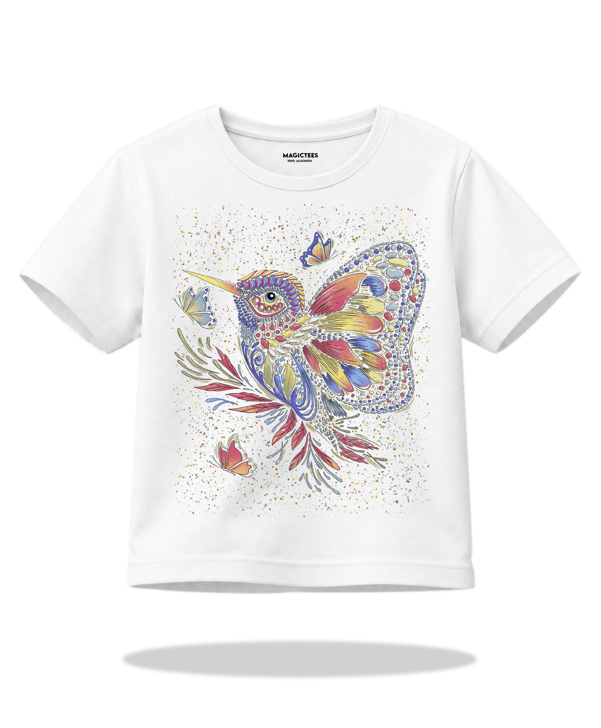 Playera "Colibrí" – LUMISOL | Donde el sol revela la magia. | Playera que cambia de color con el sol - Magic Tees