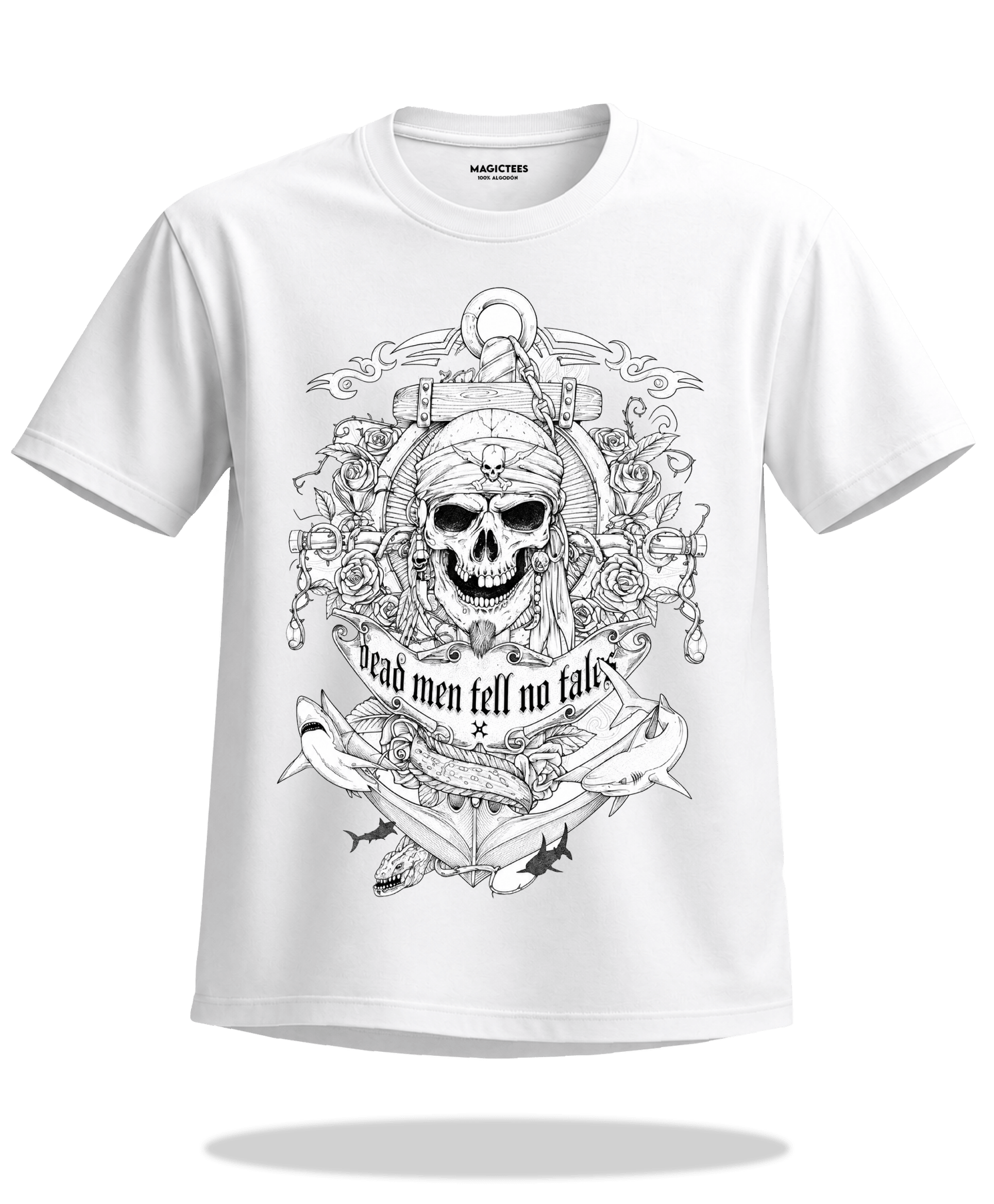 Playera "Pirata" – LUMISOL | Donde el sol revela la magia. | Playera que cambia de color con el sol - Magic Tees