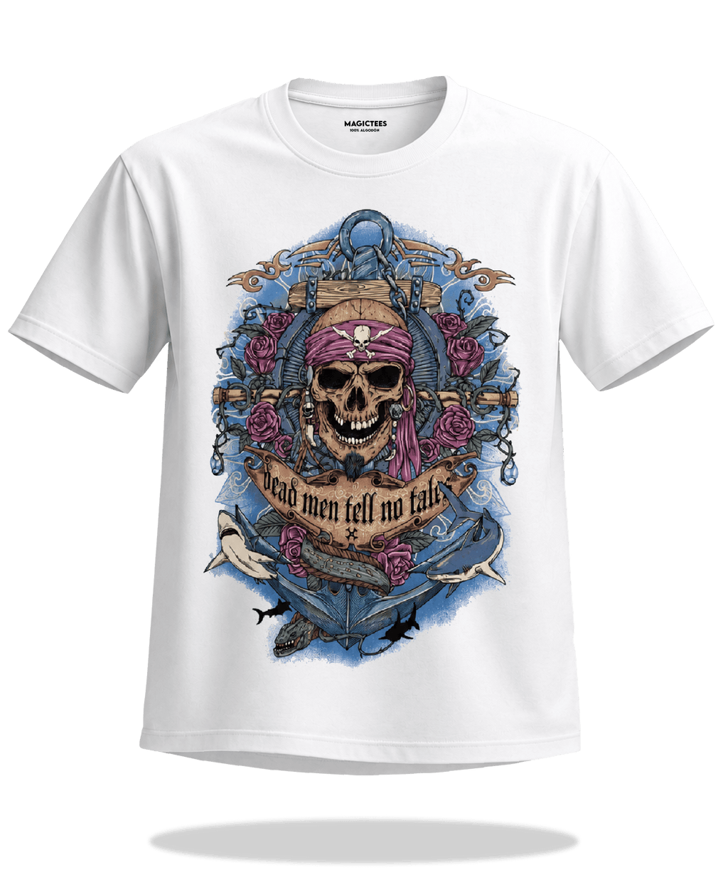 Playera "Pirata" – LUMISOL | Donde el sol revela la magia. | Playera que cambia de color con el sol - Magic Tees