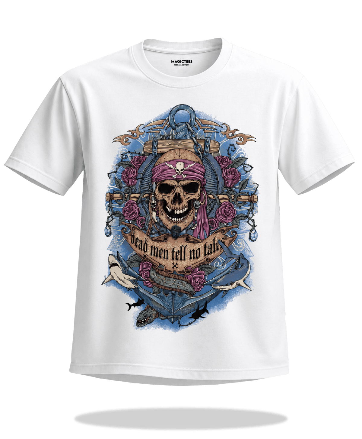 Playera "Pirata" – LUMISOL | Donde el sol revela la magia. | Playera que cambia de color con el sol - Magic Tees