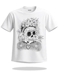 Playera "Frida Catrina" – LUMISOL | Donde el sol revela la magia. | Playera que cambia de color con el sol - Magic Tees