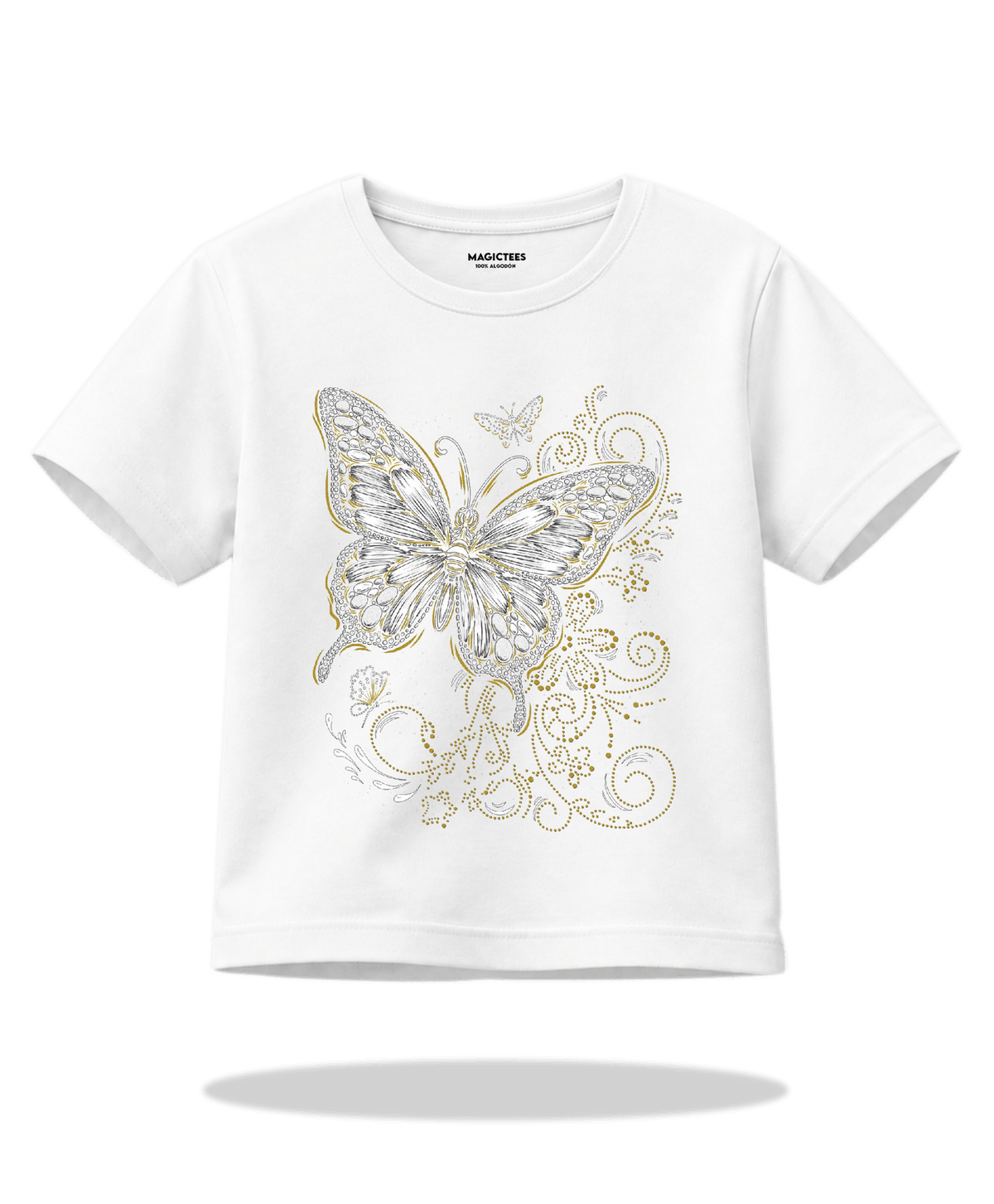 Playera "Mariposa" – LUMISOL | Donde el sol revela la magia | Playera que cambia de color con el sol - Magic Tees