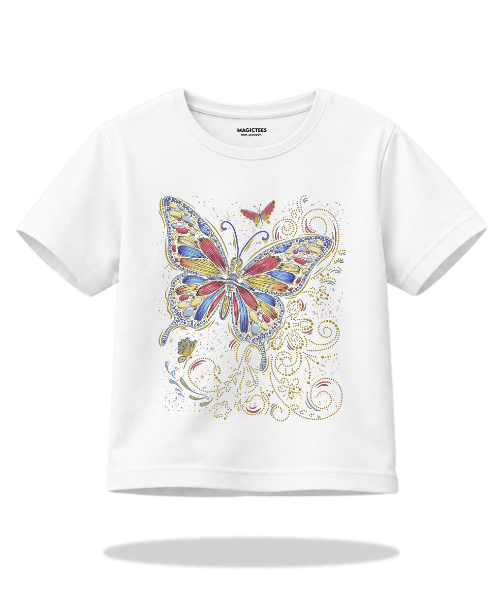 Playera "Mariposa" – LUMISOL | Donde el sol revela la magia | Playera que cambia de color con el sol - Magic Tees