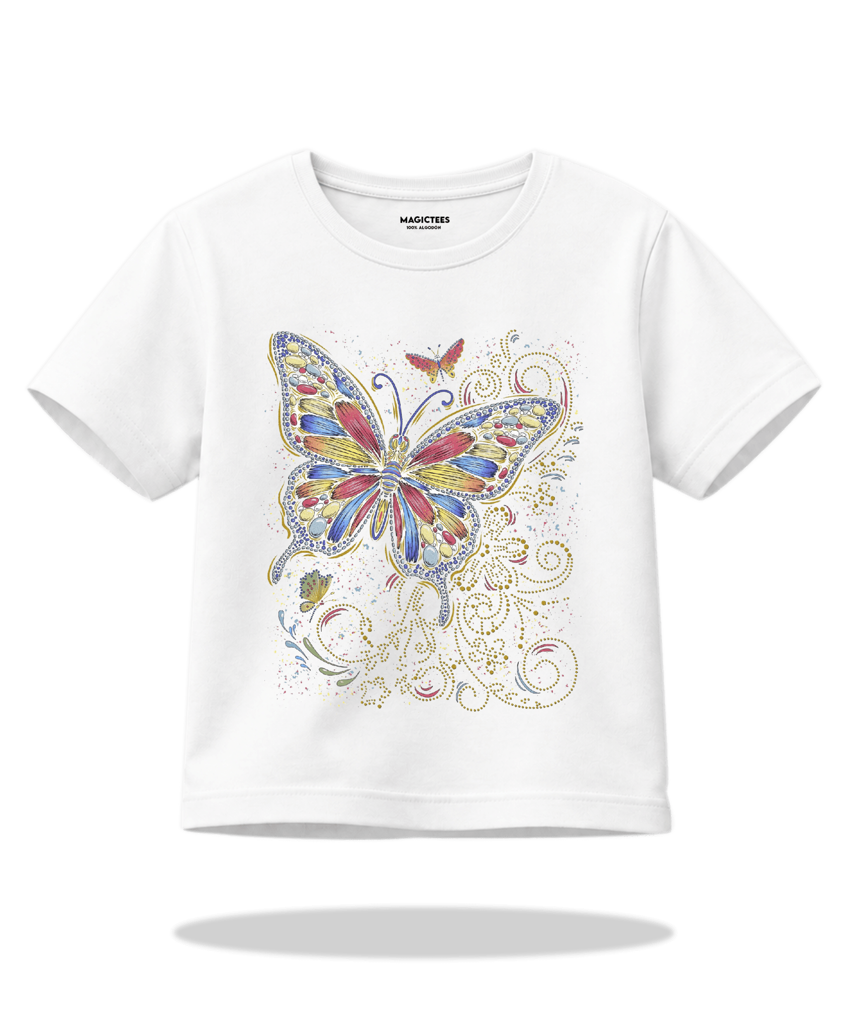 Playera "Mariposa" – LUMISOL | Donde el sol revela la magia | Playera que cambia de color con el sol - Magic Tees