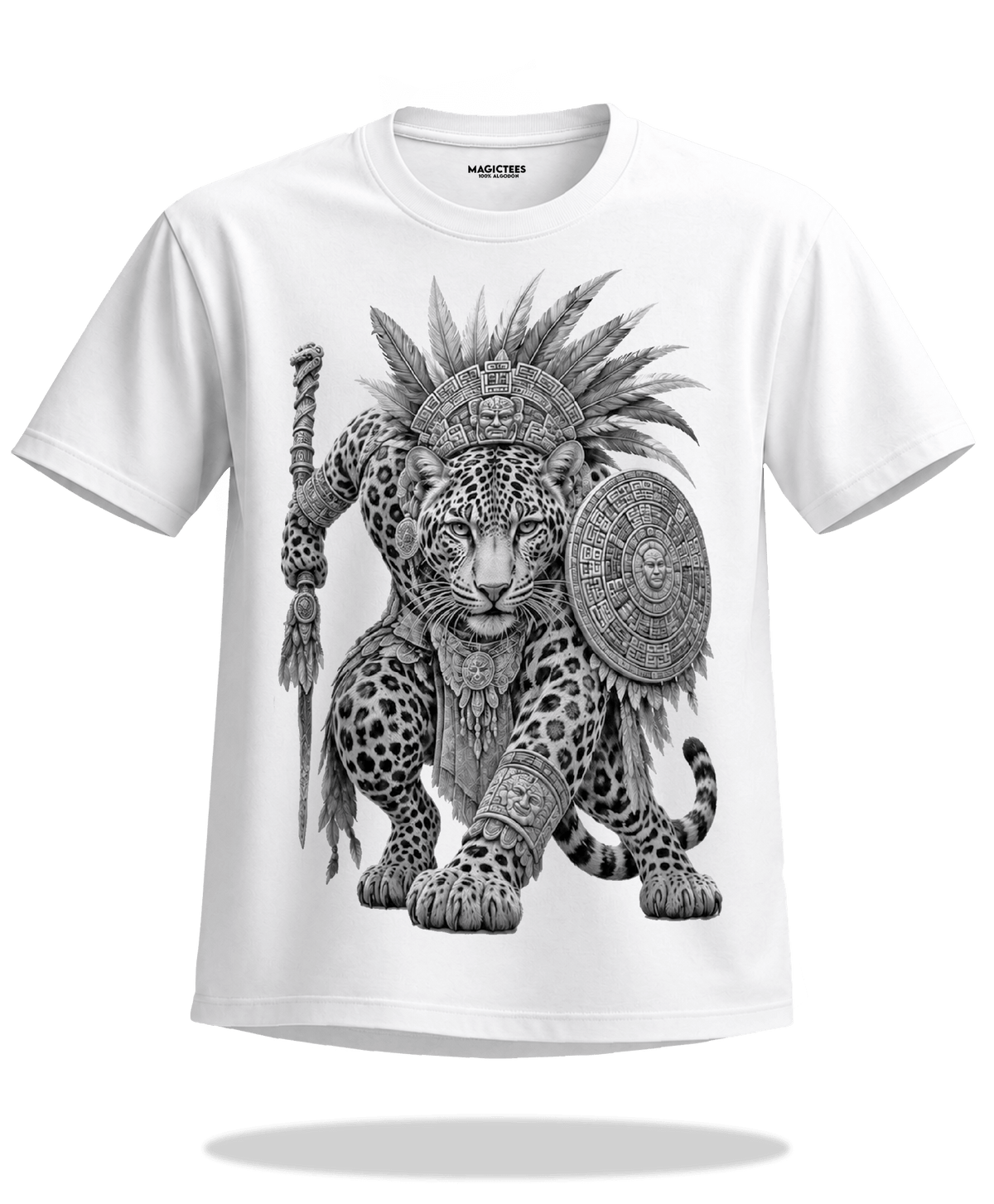 Playera "Caballero Jaguar Duo" – LUMISOL | Donde el sol revela la magia. | Playera que cambia de color con el sol - Magic Tees