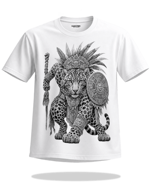 Playera "Caballero Jaguar Duo" – LUMISOL | Donde el sol revela la magia. | Playera que cambia de color con el sol - Magic Tees