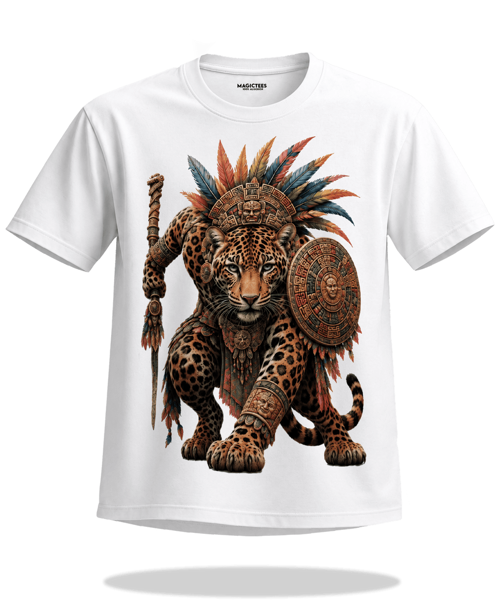 Playera "Caballero Jaguar Duo" – LUMISOL | Donde el sol revela la magia. | Playera que cambia de color con el sol - Magic Tees