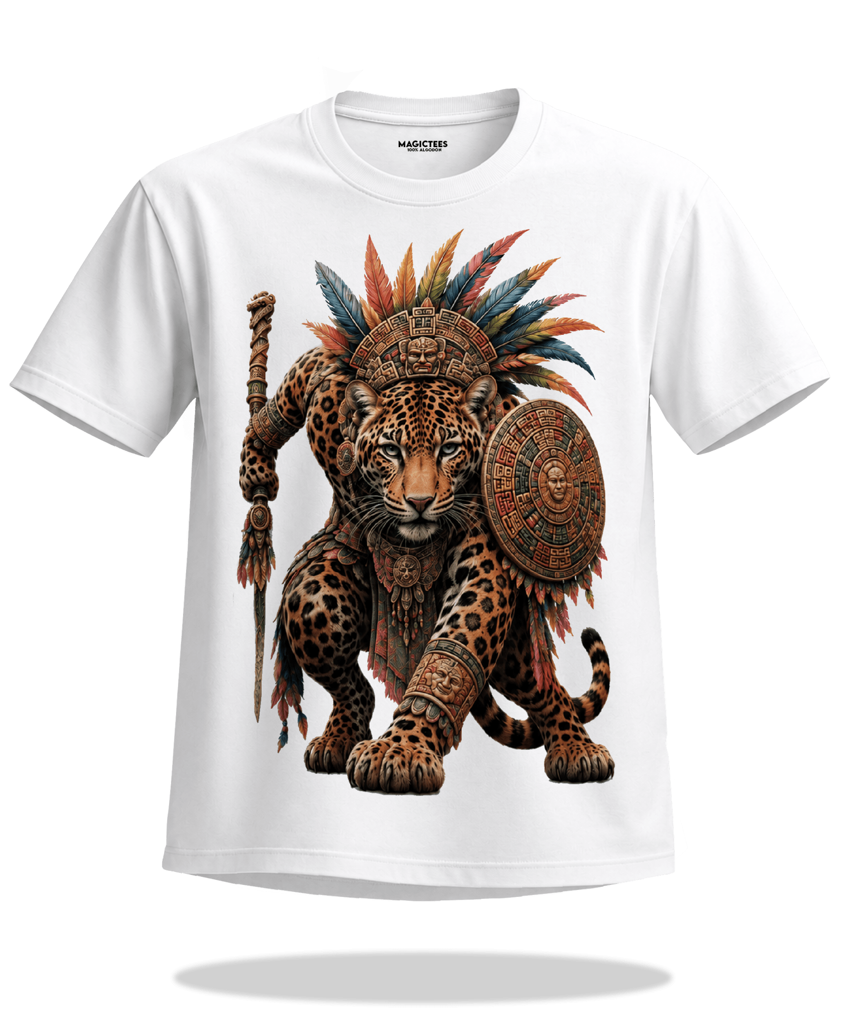 Playera "Caballero Jaguar Duo" – LUMISOL | Donde el sol revela la magia. | Playera que cambia de color con el sol - Magic Tees