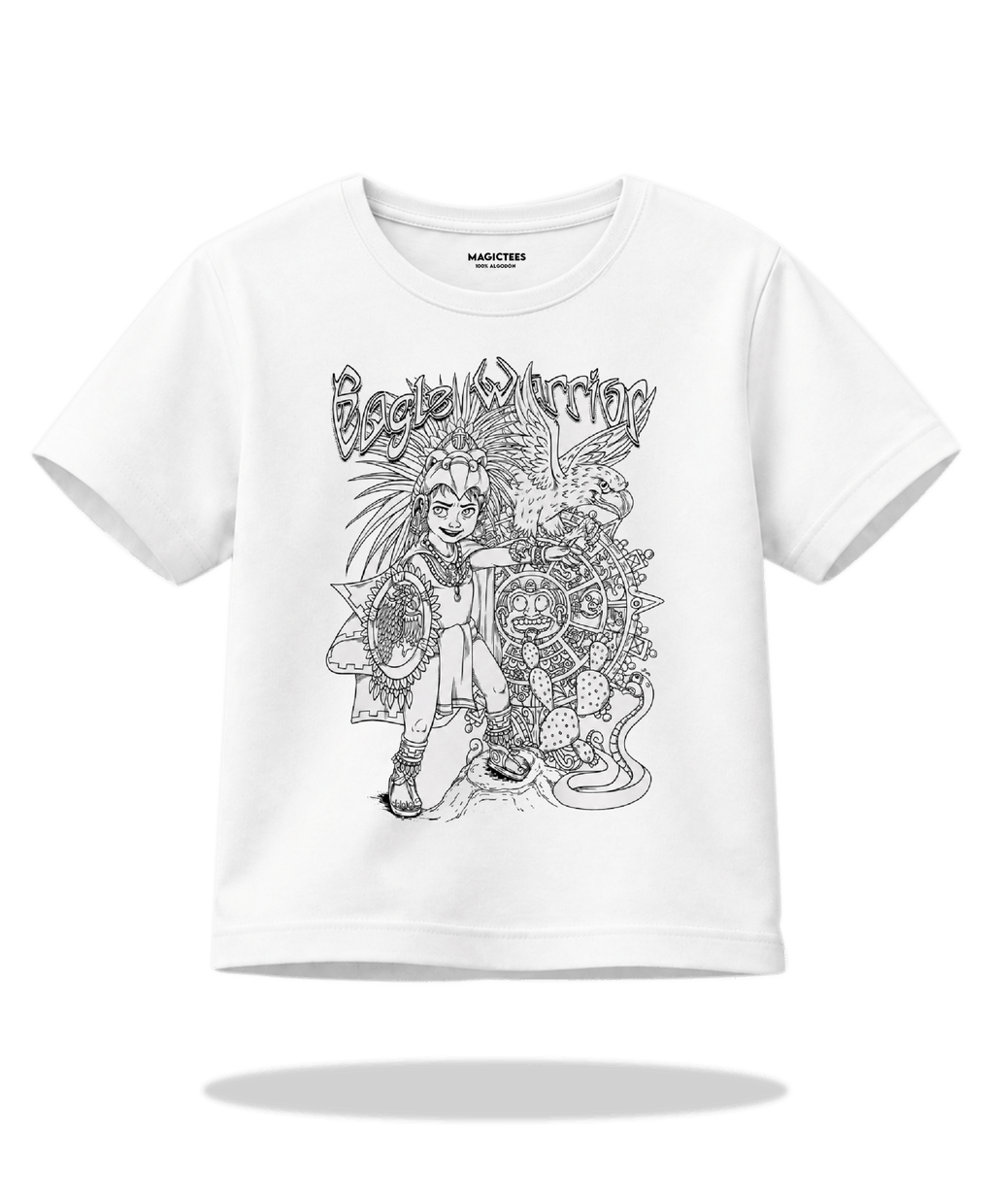 Playera "Guerrerito" – LUMISOL | Donde el sol revela la magia. | Playera que cambia de color con el sol - Magic Tees