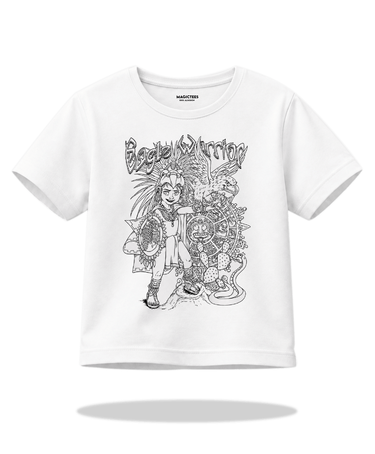 Playera "Guerrerito" – LUMISOL | Donde el sol revela la magia. | Playera que cambia de color con el sol - Magic Tees