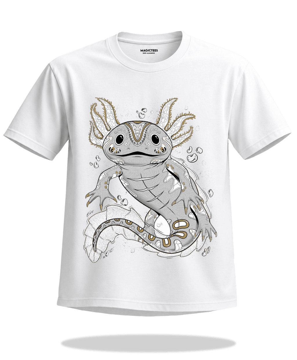 Playera "Ajolote" – LUMISOL | Donde el sol revela la magia. | Playera que cambia de color con el sol - Magic Tees