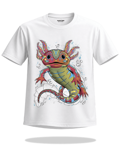 Playera "Ajolote" – LUMISOL | Donde el sol revela la magia. | Playera que cambia de color con el sol - Magic Tees