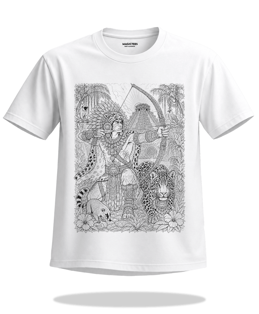 Playera "Arquero" – LUMISOL | Donde el sol revela la magia | Playera que cambia de color con el sol - Magic Tees