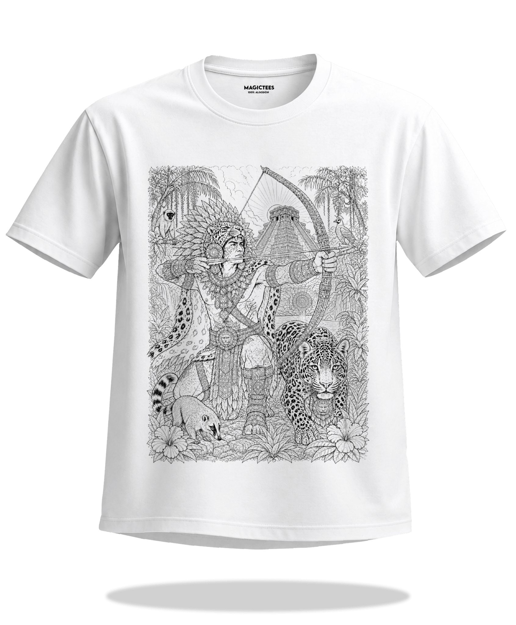 Playera "Arquero" – LUMISOL | Donde el sol revela la magia | Playera que cambia de color con el sol - Magic Tees