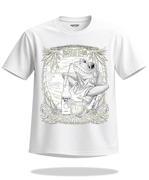 Playera "Beach Bar" – LUMISOL | Donde el sol revela la magia. | Playera que cambia de color con el sol - Magic Tees