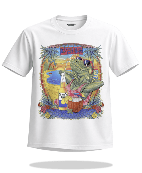 Playera "Beach Bar" – LUMISOL | Donde el sol revela la magia. | Playera que cambia de color con el sol - Magic Tees