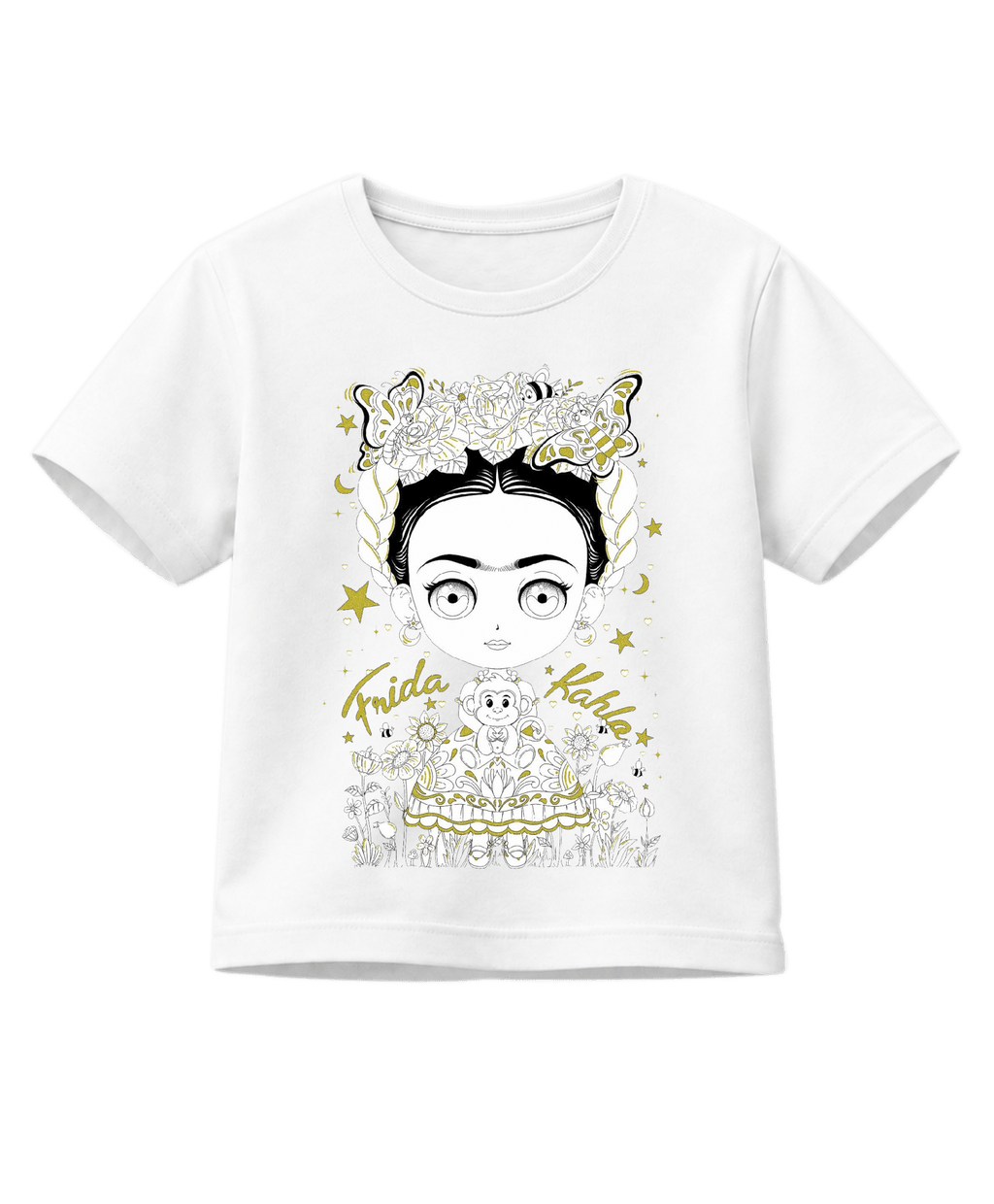 Playera "Fridita" – LUMISOL | Donde el sol revela la magia. | Playera que cambia de color con el sol - Magic Tees