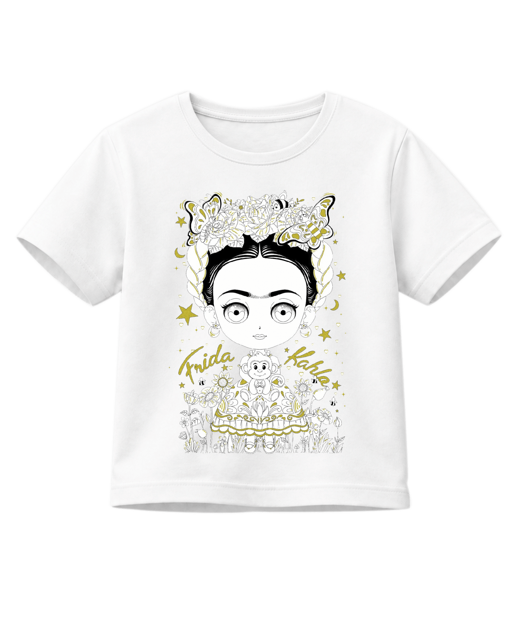 Playera "Fridita" – LUMISOL | Donde el sol revela la magia. | Playera que cambia de color con el sol - Magic Tees