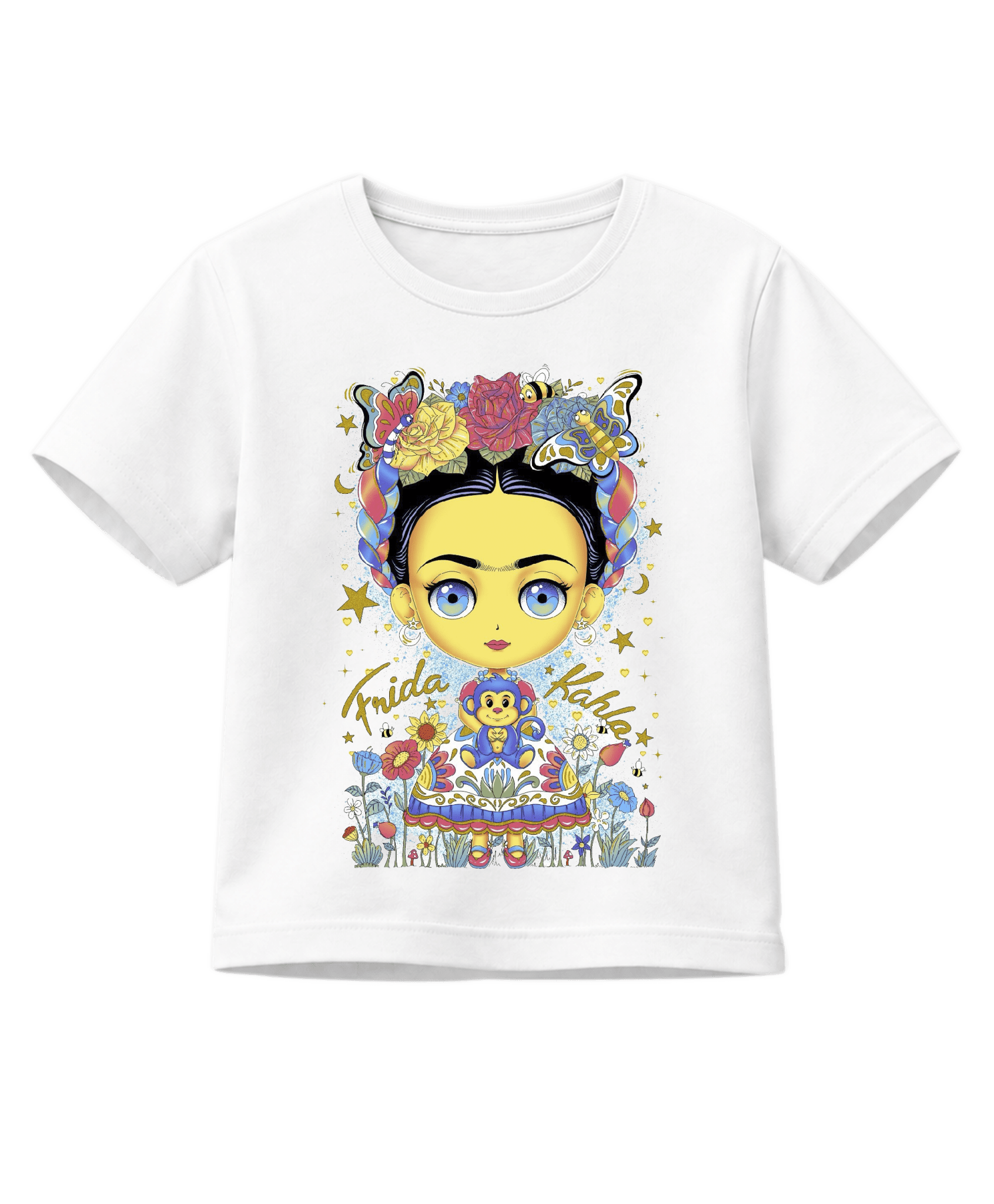 Playera "Fridita" – LUMISOL | Donde el sol revela la magia. | Playera que cambia de color con el sol - Magic Tees