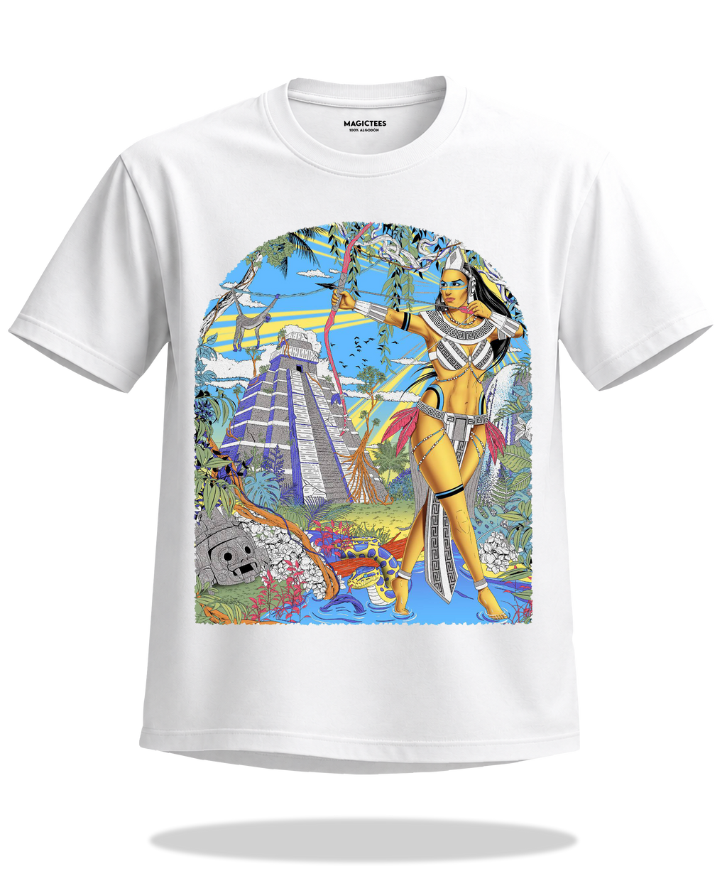 Playera "Guerrera" – LUMISOL | Donde el sol revela la magia. | Playera que cambia de color con el sol - Magic Tees