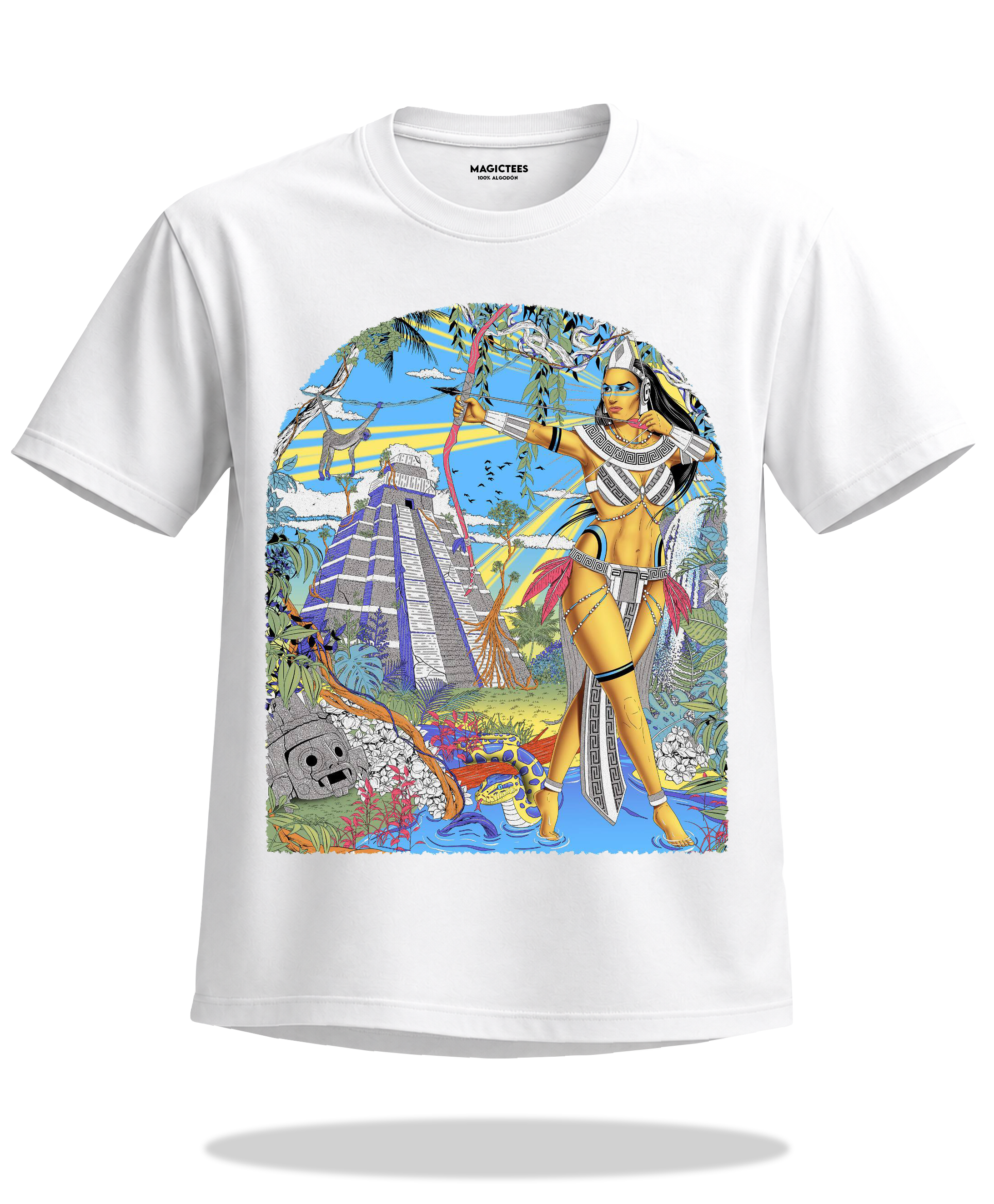 Playera "Guerrera" – LUMISOL | Donde el sol revela la magia. | Playera que cambia de color con el sol - Magic Tees