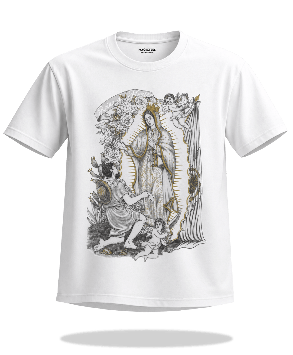 Playera "Virgen" – LUMISOL | Donde el sol revela la magia. | Playera que cambia de color con el sol - Magic Tees