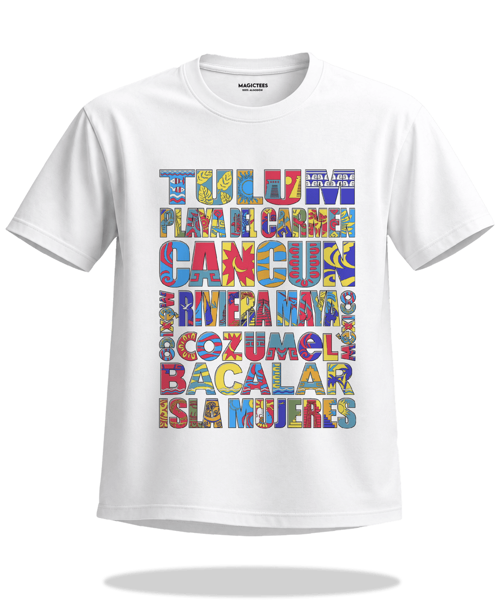 Playera "Multidestino " – LUMISOL | Donde el sol revela la magia. | Playera que cambia de color con el sol - Magic Tees