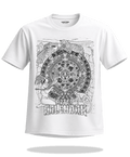 Playera "Calendario Azteca Azul" – LUMISOL | Donde el sol revela la magia | Playera que cambia de color con el sol - Magic Tees