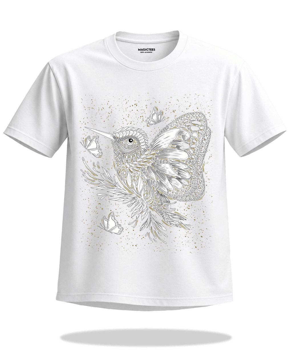Playera "Colibrí" – LUMISOL | Donde el sol revela la magia | Playera que cambia de color con el sol - Magic Tees