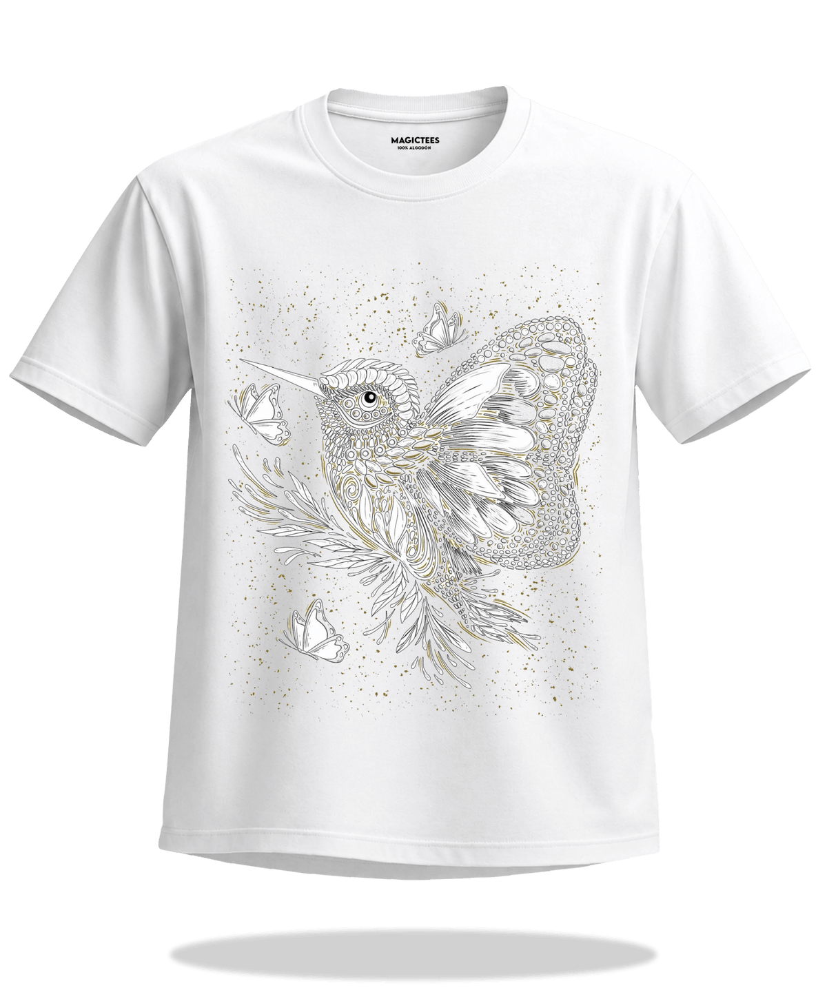 Playera "Colibrí" – LUMISOL | Donde el sol revela la magia | Playera que cambia de color con el sol - Magic Tees