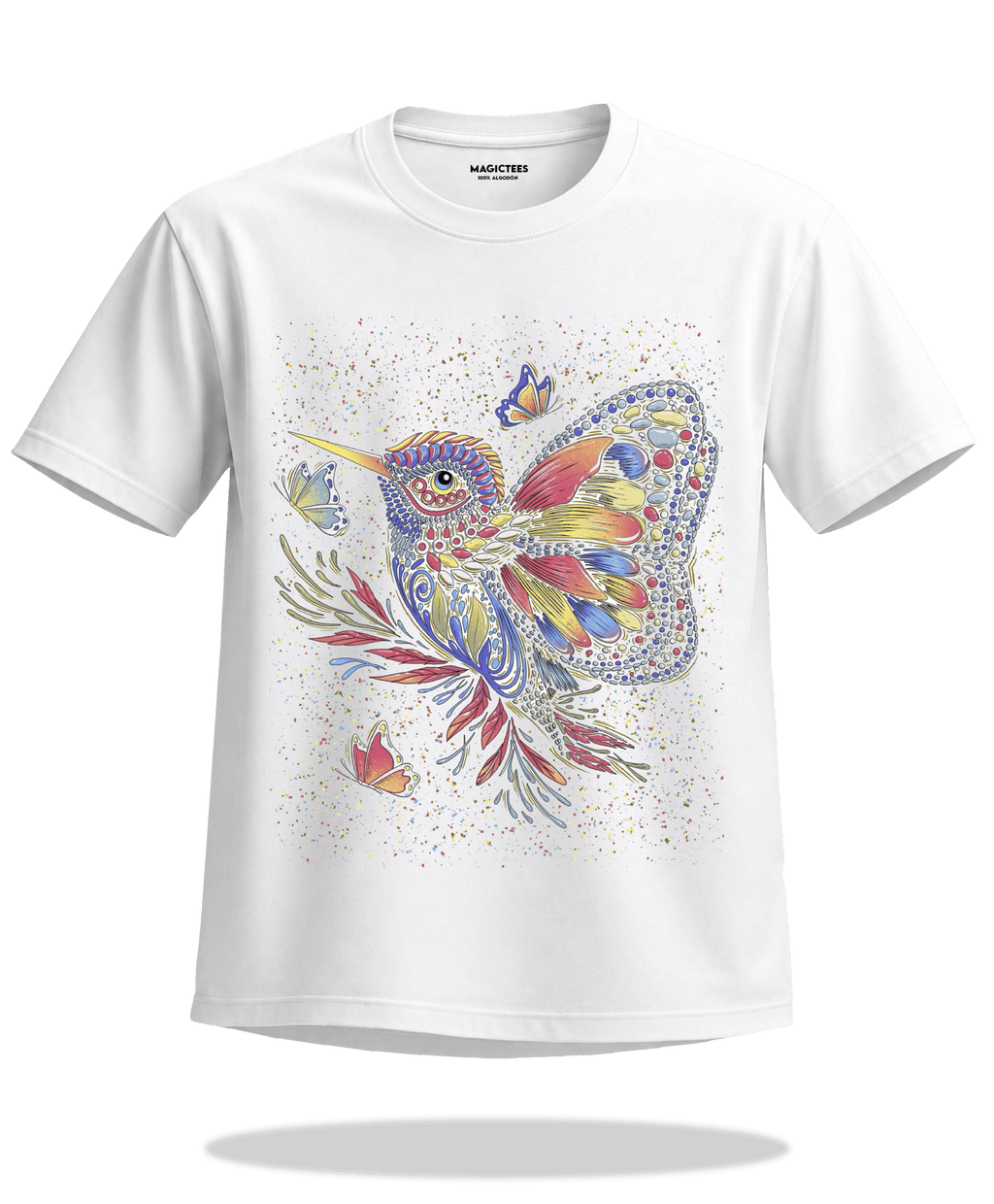 Playera "Colibrí" – LUMISOL | Donde el sol revela la magia | Playera que cambia de color con el sol - Magic Tees