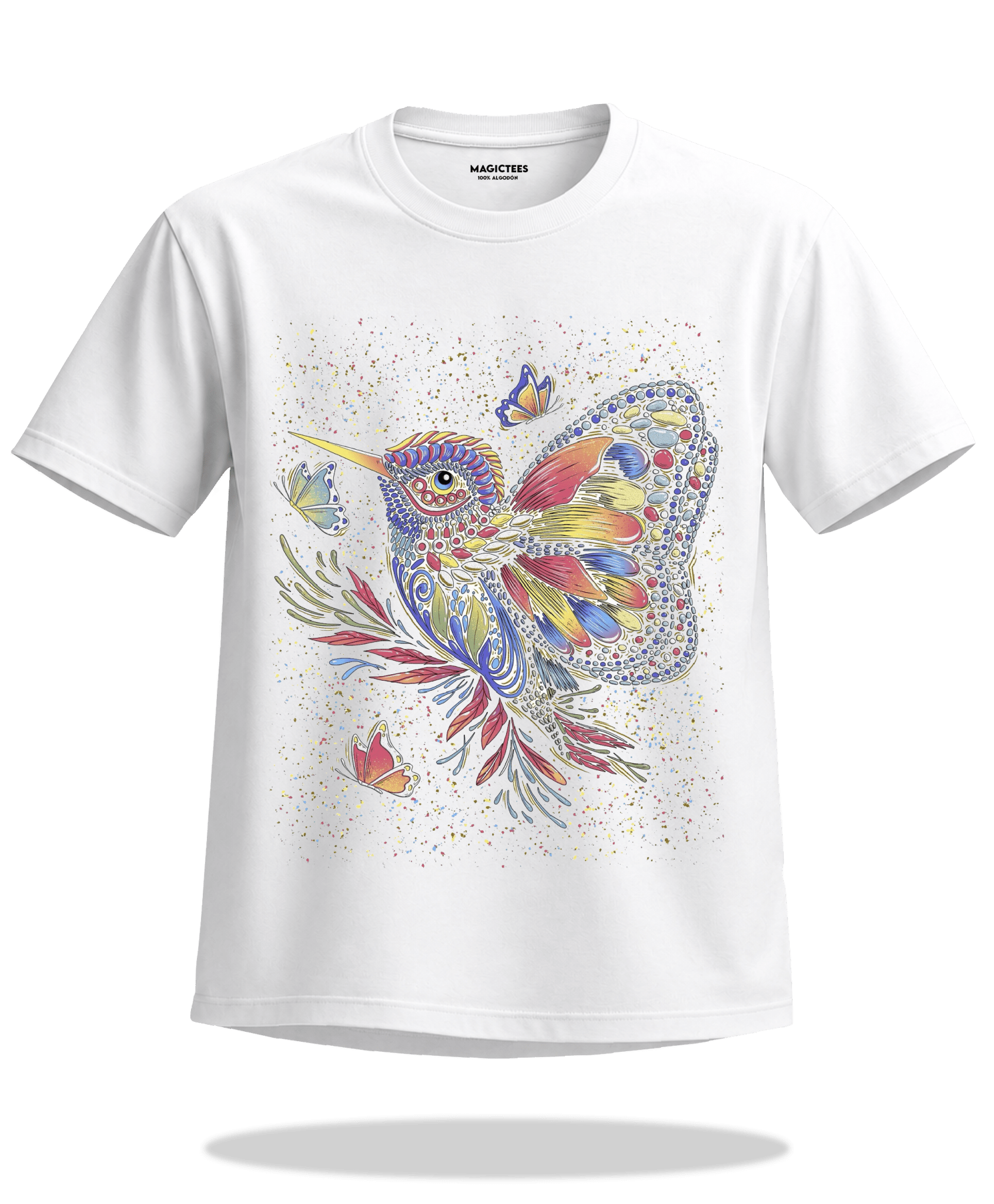 Playera "Colibrí" – LUMISOL | Donde el sol revela la magia | Playera que cambia de color con el sol - Magic Tees